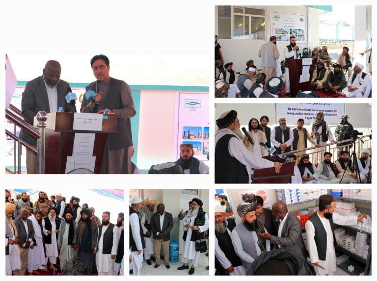 Inauguration ceremony of five Family Health Houses in Logar province