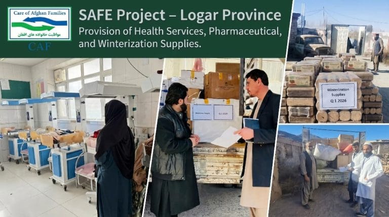 SAFE Project in Logar Province: Equipping Health Facilities to Strengthen Community Care